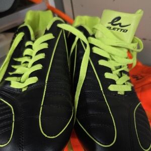 OTTO Black and Neon Green Athletic Shoes